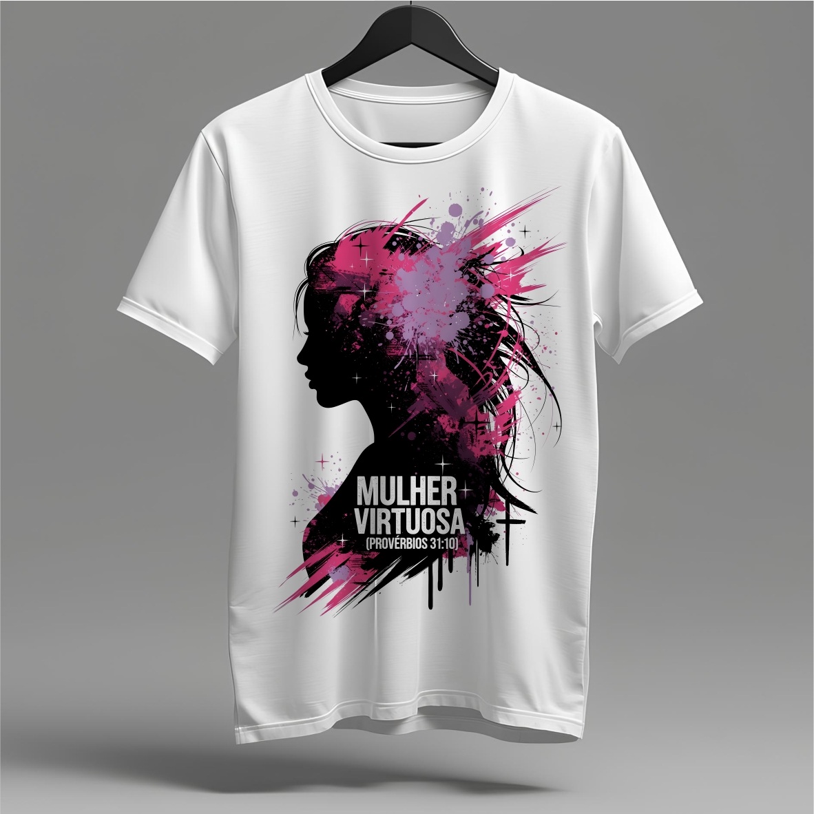 Nome do produto: Camiseta Mulher Virtuosa: O Valor que Excede Rubis