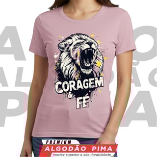 Baby Long - Lion Pink: Coragem & Fé
