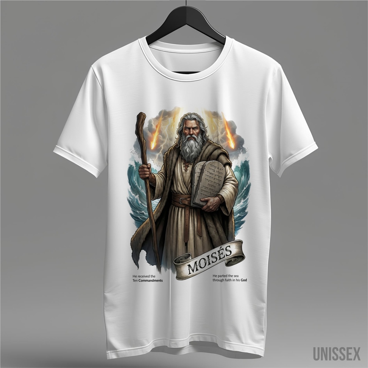 Nome do produto: Camiseta Moisés: O Libertador