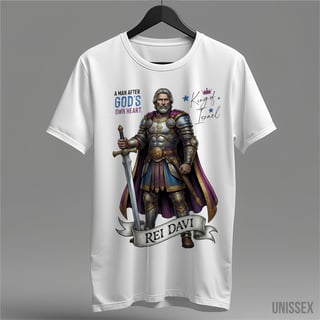 Camiseta Rei Davi: Coração e Soberania