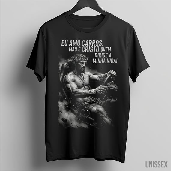 Camiseta Cristo no Controle: Paixão e Direção