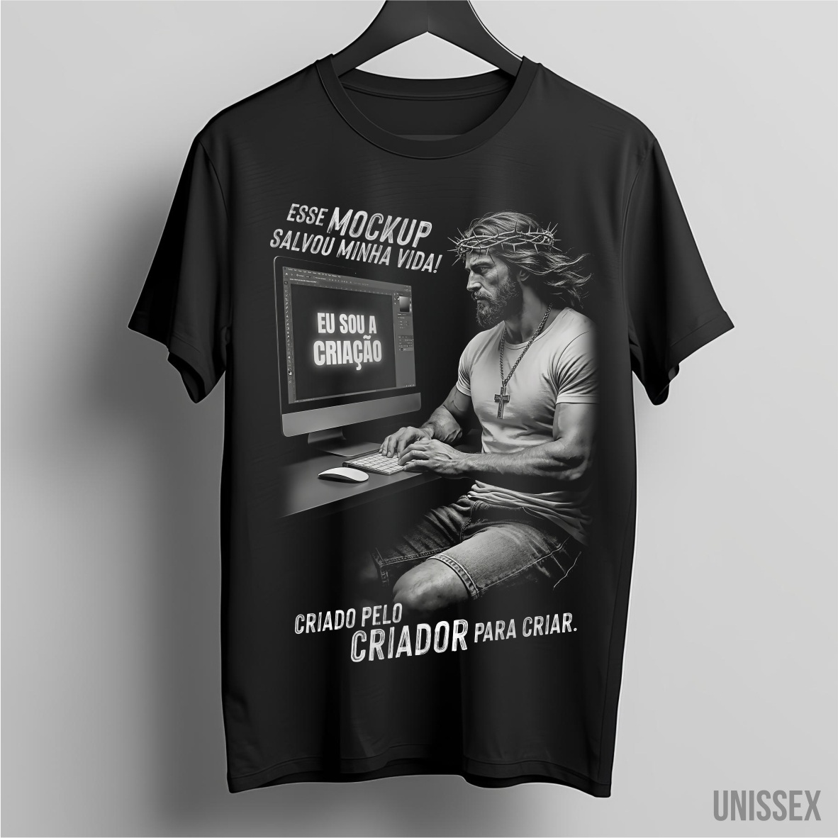 Nome do produto: Camiseta Criado para Criar: O Design do Reino