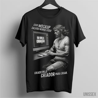 Camiseta Criado para Criar: O Design do Reino