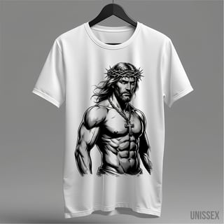 Nome do produto Camiseta Cristo Inspiração: Força, Foco e Fé