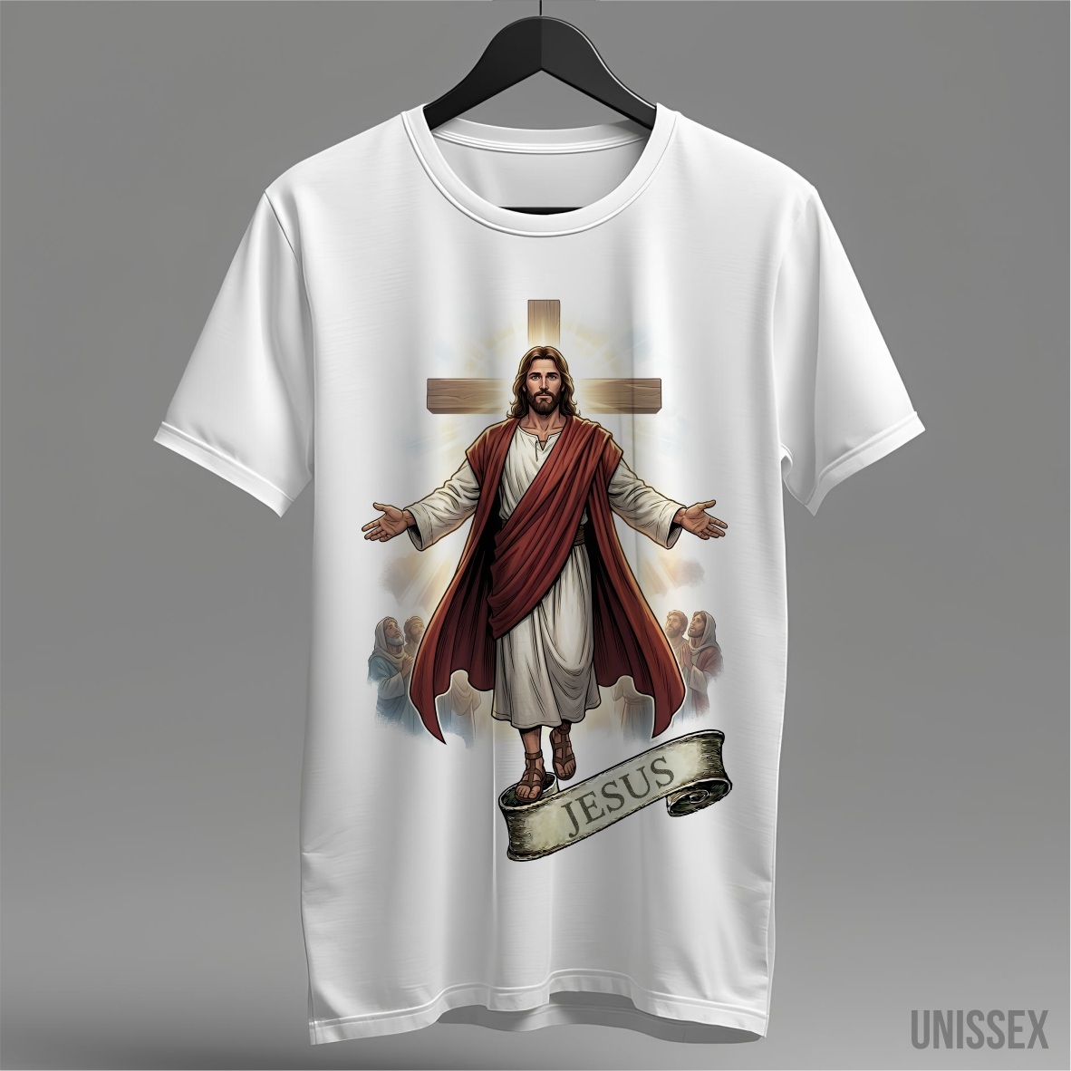 Nome do produto: Camiseta Jesus: O Salvador Glorioso