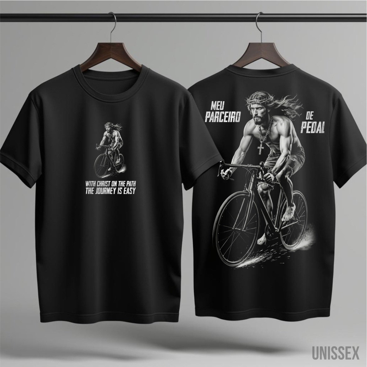 Nome do produto: Camiseta Meu Parceiro de Pedal: Edição Dark