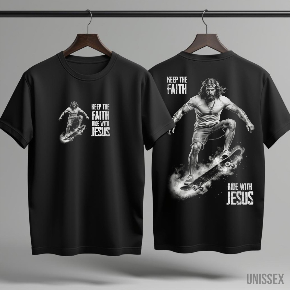Nome do produto: Camiseta Jesus: Keep the Faith