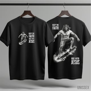 Camiseta Jesus: Keep the Faith