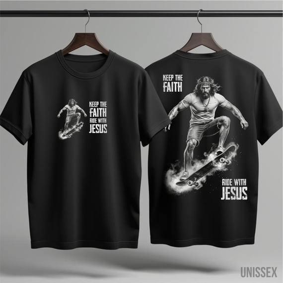 Camiseta Jesus: Keep the Faith