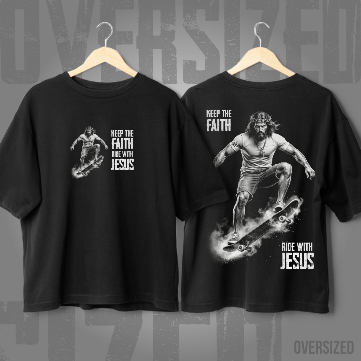 Nome do produto: Oversized - Jesus: Keep the Faith