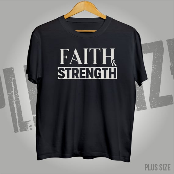 Plus Size - Faith & Strength: O Equilíbrio Essencial