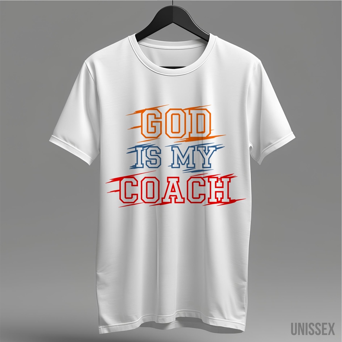 Nome do produto: Camiseta - God is my Coach: Disciplina e Direção