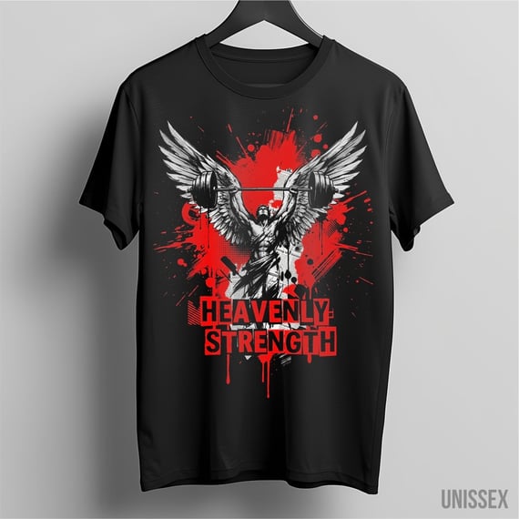 Camiseta Heavenly Strength: O Poder do Alto