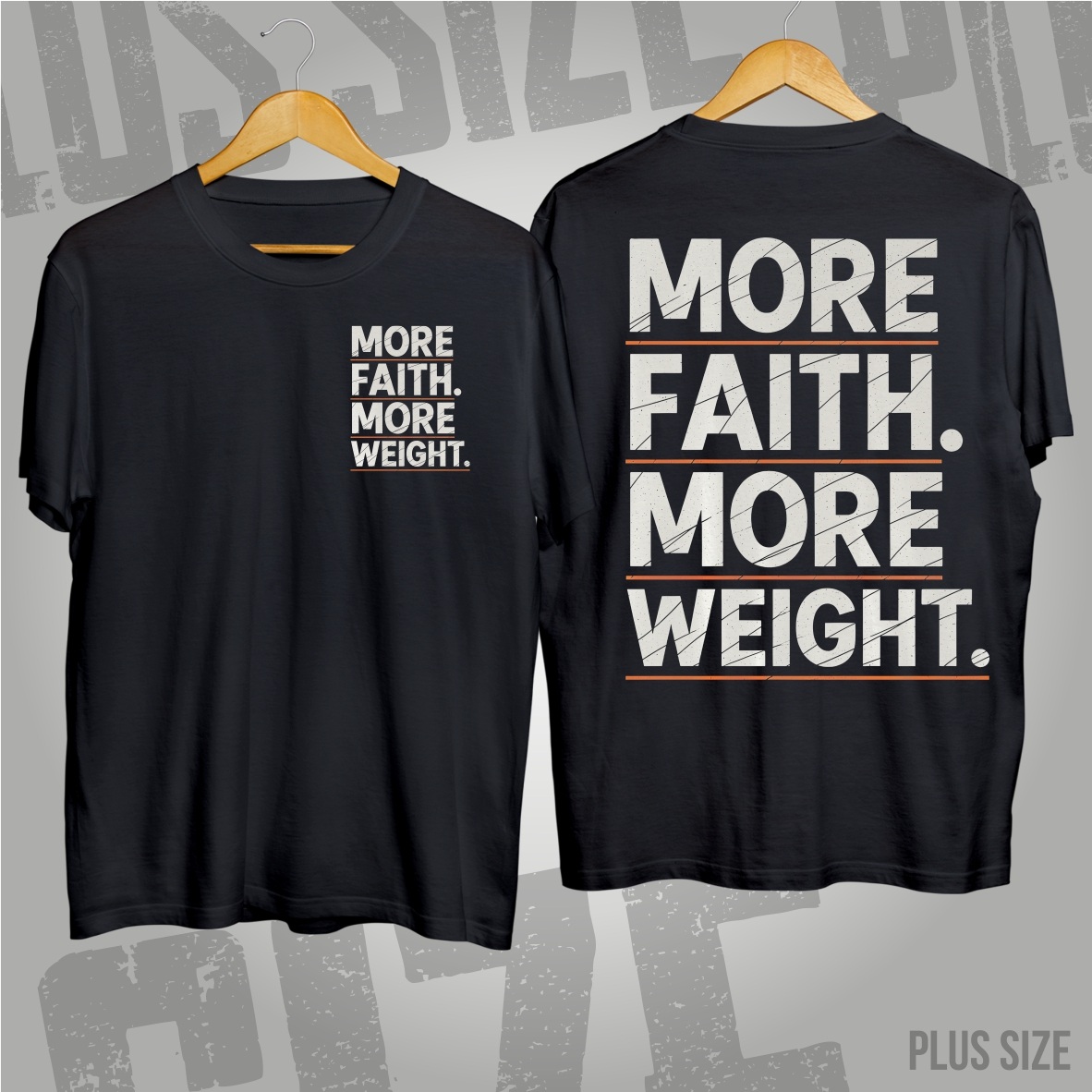 Nome do produto: Plus Size - More Faith, More Weight: O Poder da Persistência