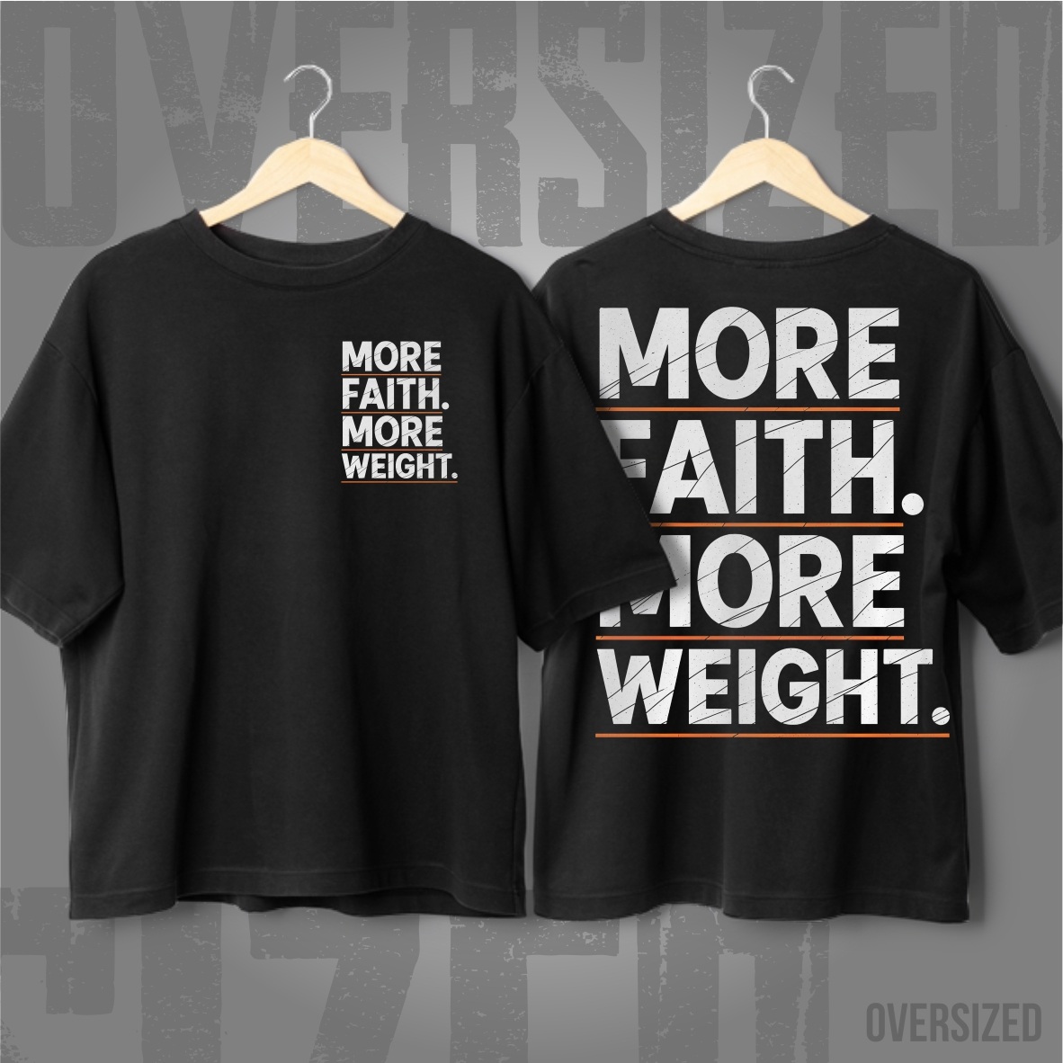 Nome do produto: Oversized - More Faith, More Weight: O Poder da Persistência