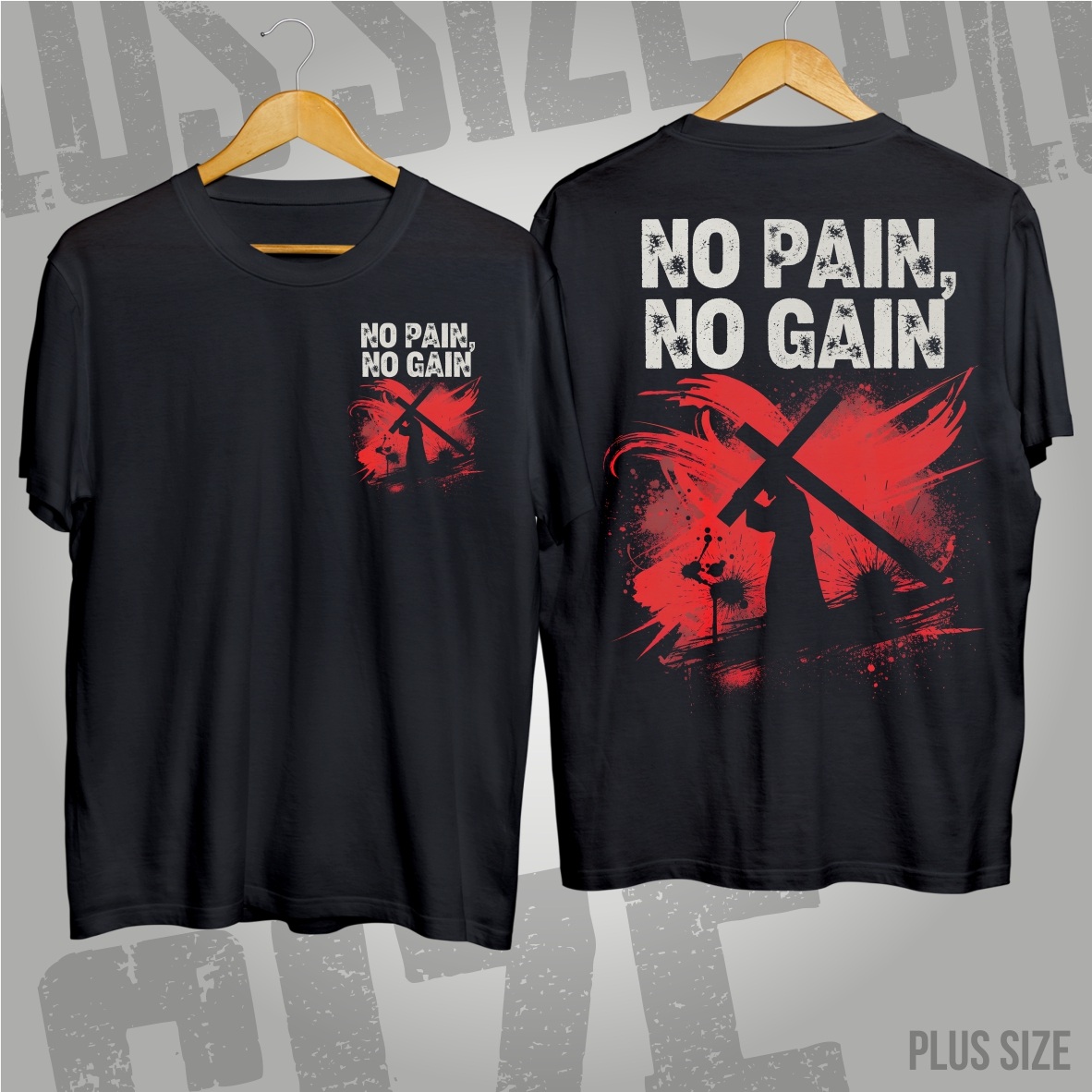 Nome do produto: Plus Size - No Pain, No Gain: O Preço da Vitória