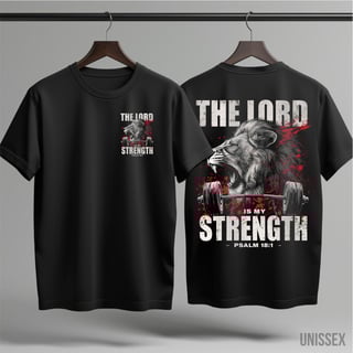 Nome do produto Camiseta - Lion Strength: O Rugido da Fortaleza