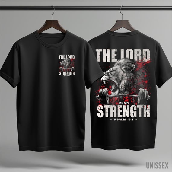 Camiseta - Lion Strength: O Rugido da Fortaleza