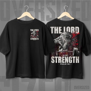 Oversized - Lion Strength: O Rugido da Fortaleza