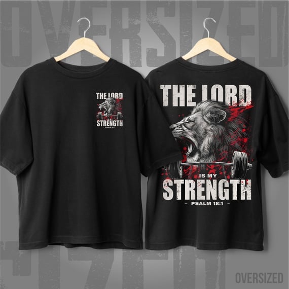 Oversized - Lion Strength: O Rugido da Fortaleza