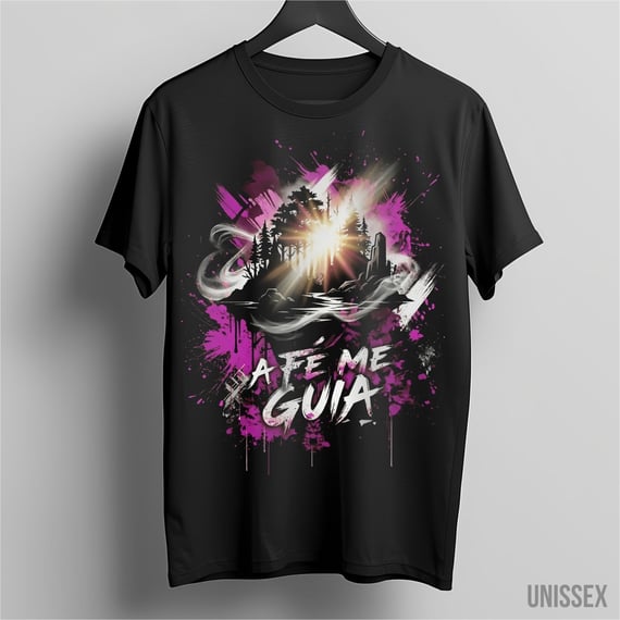 Camiseta Luz no Caminho: A Fé que Guia