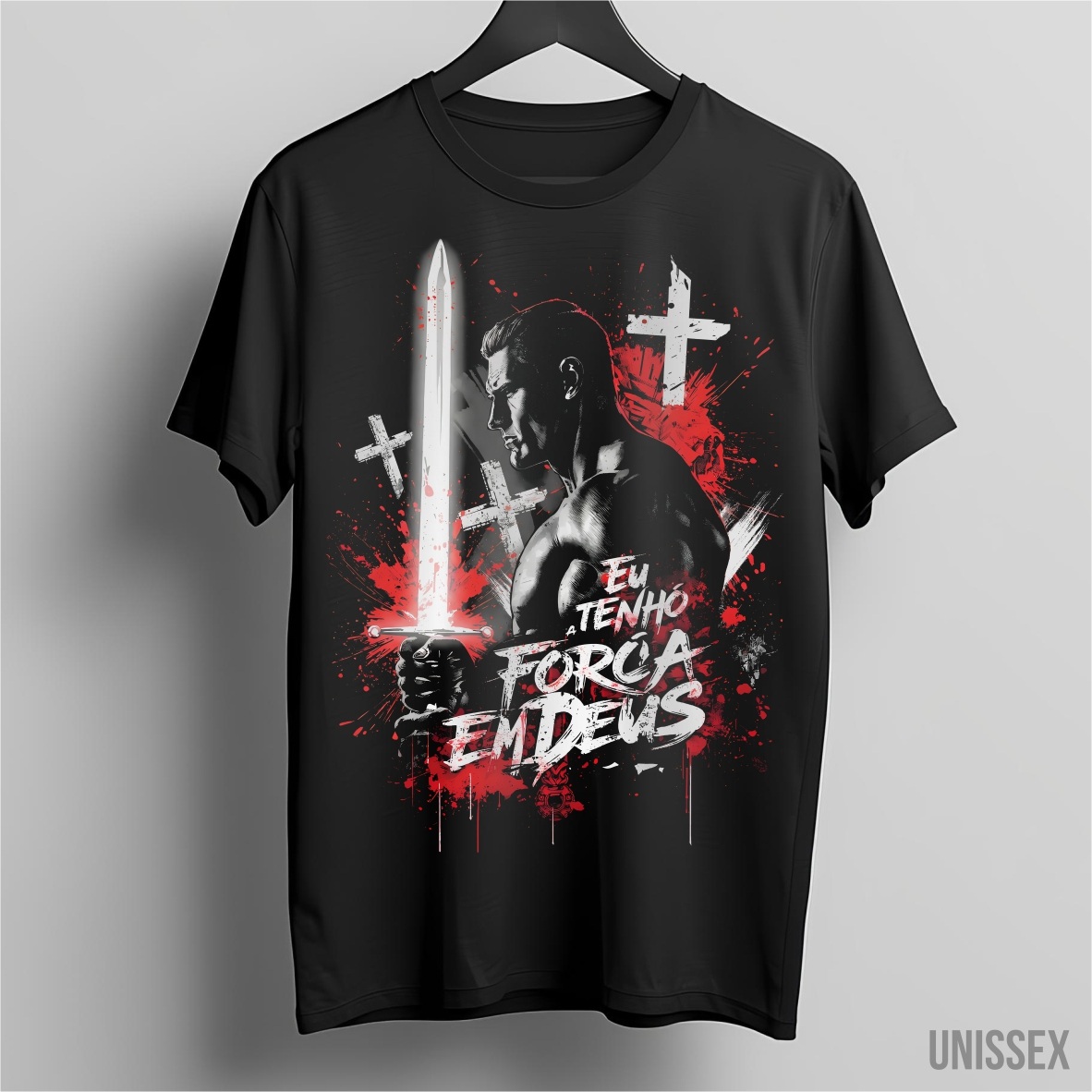 Nome do produto: Camiseta Eu Tenho a Força: O Poder da Fé