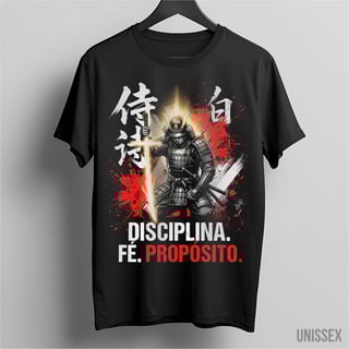 Nome do produto Camiseta Samurai: Disciplina e Honra