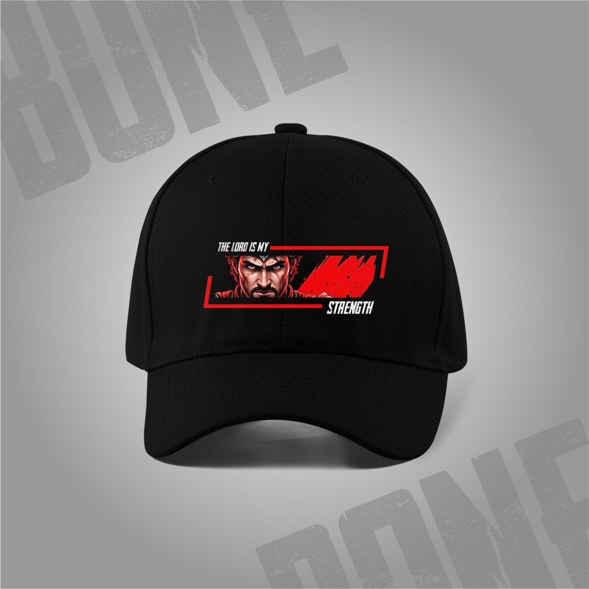 Nome do produto: Boné Strength: O Olhar do Guerreiro