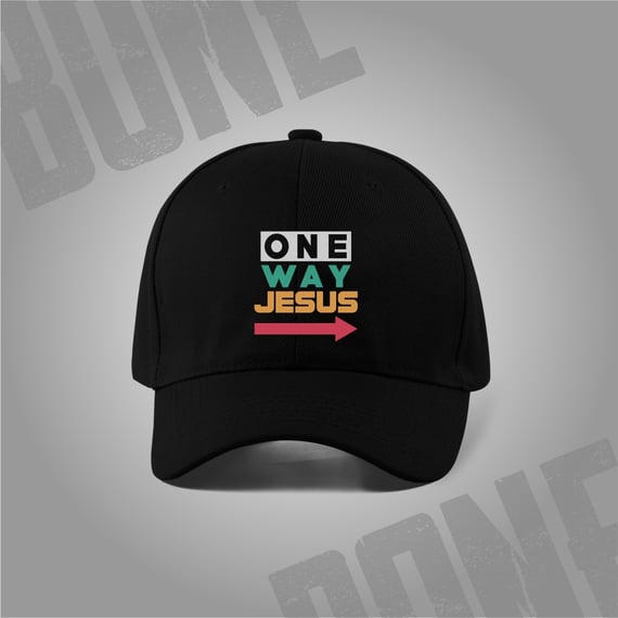 Boné One Way Jesus: O Caminho Cromático