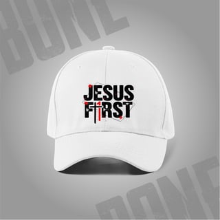 Nome do produto Boné Jesus First: A Prioridade Real