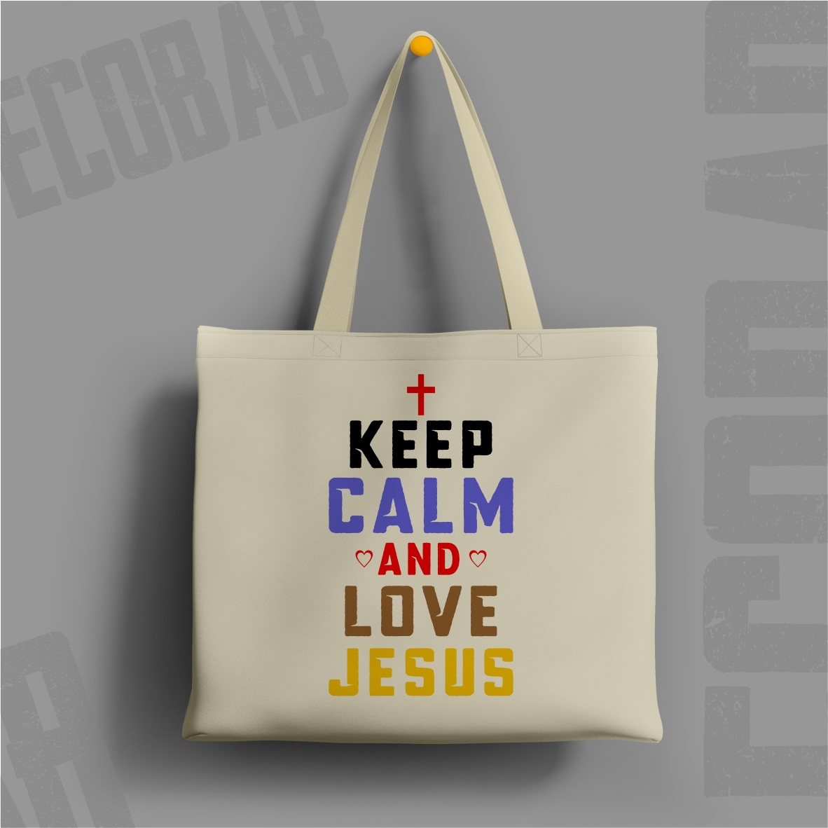 Nome do produto: Ecobag Keep Calm: Paz e Devoção