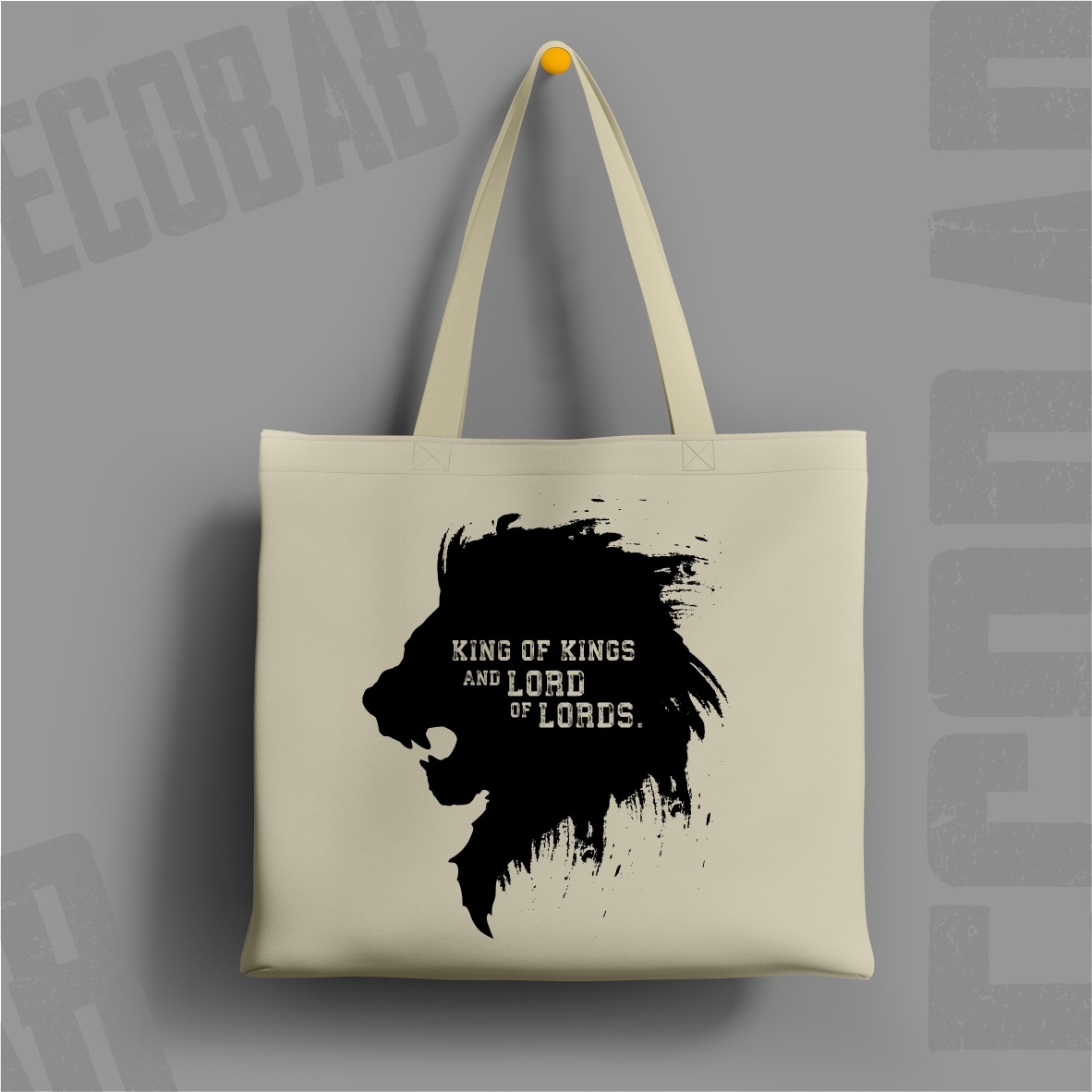 Nome do produto: Ecobag King of Kings: Realeza e Soberania