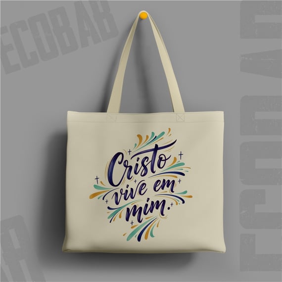 Ecobag Cristo vive em mim: Identidade e Devoção