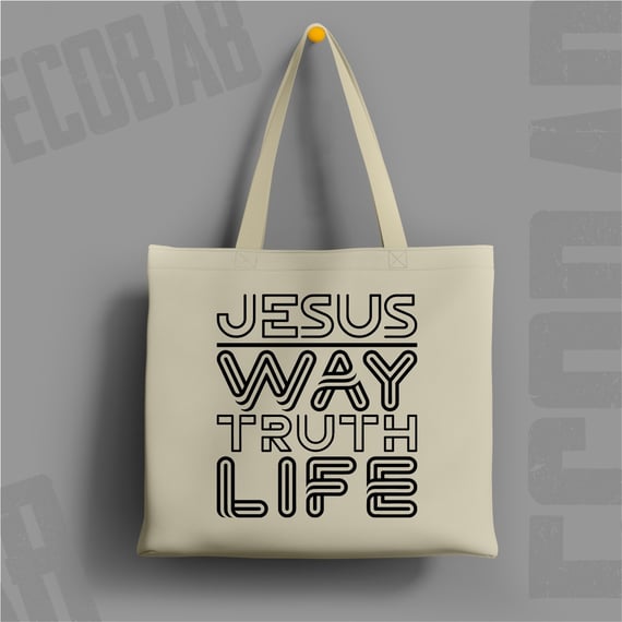 Ecobag Jesus Way Truth Life: Fundamento e Direção