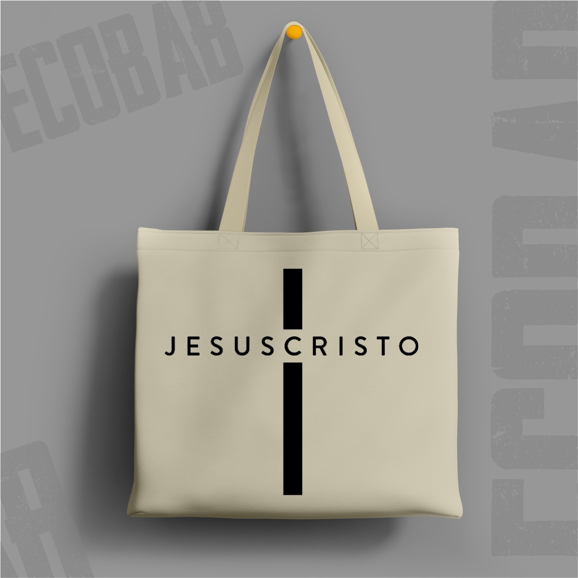 Nome do produto: Ecobag Jesus Cristo: A Cruz da Identidade
