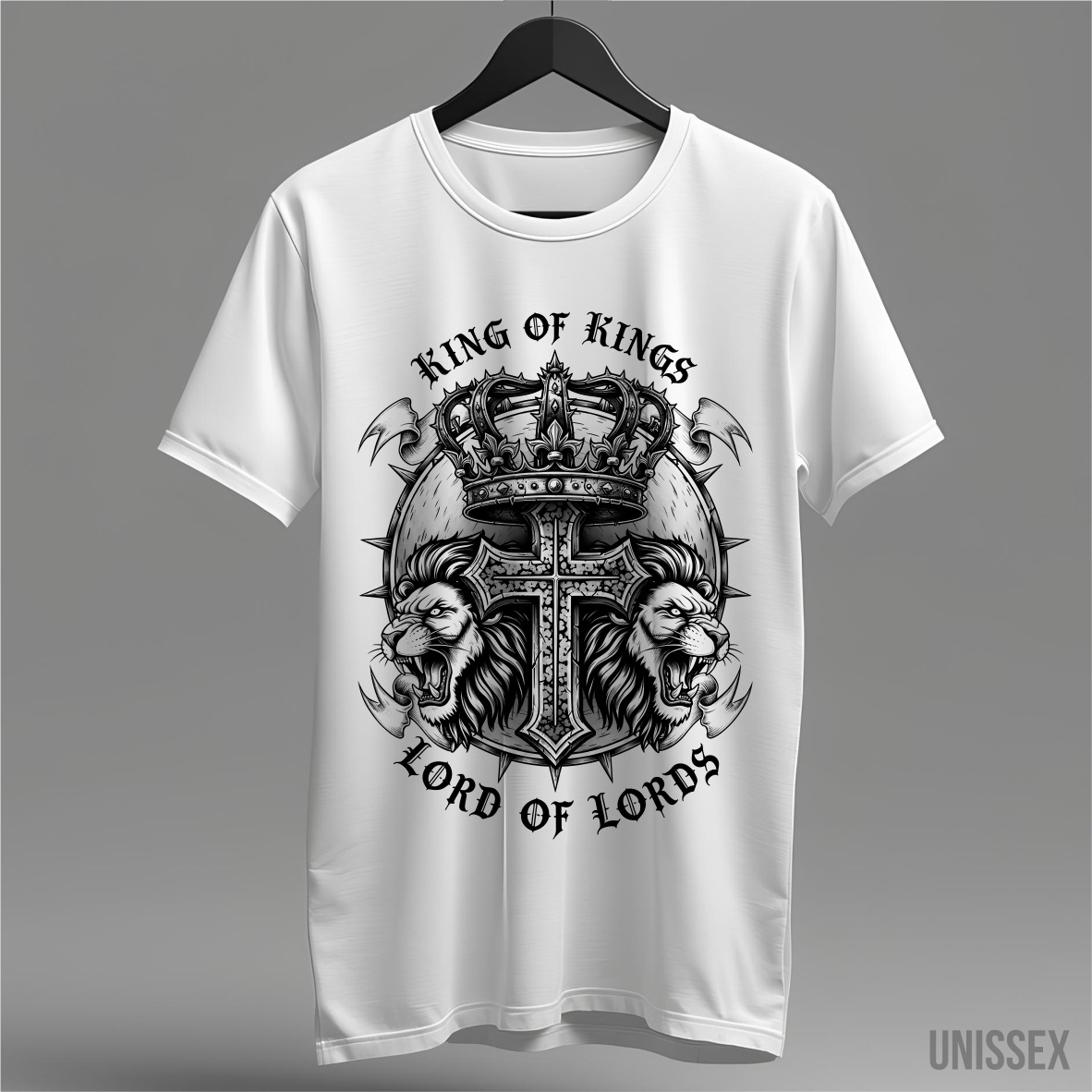 Camiseta unissex King of Kings, Lord of Lords
