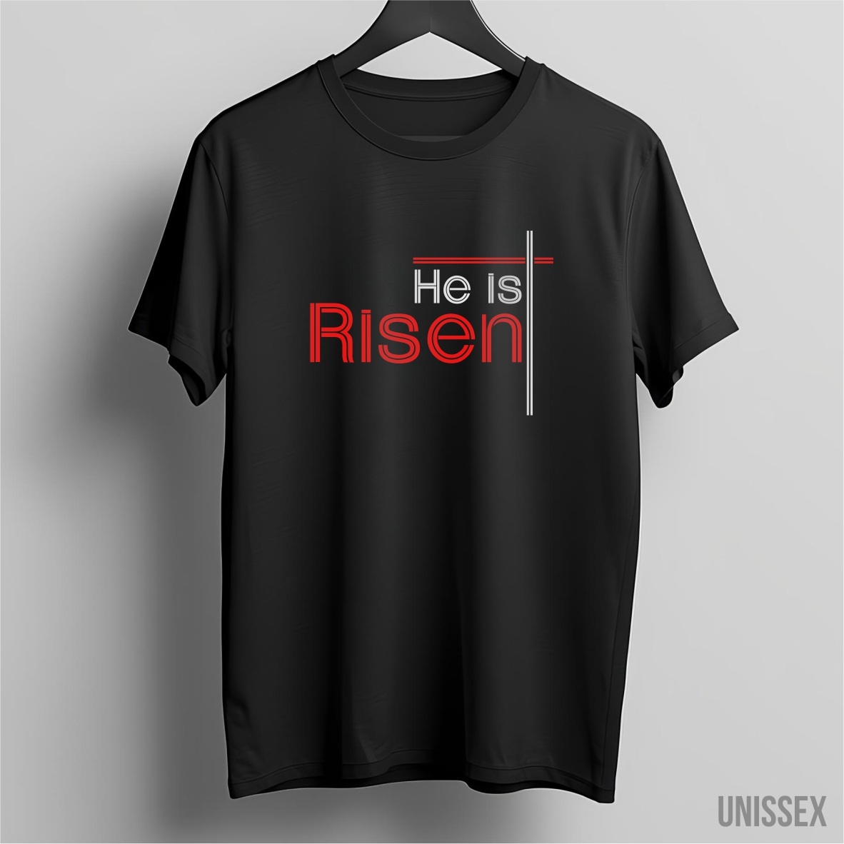 Camiseta unissex He is Risen