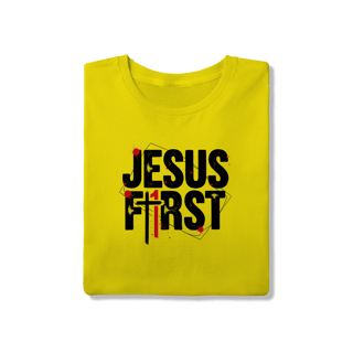 Nome do produto Camiseta Unissex - Jesus First