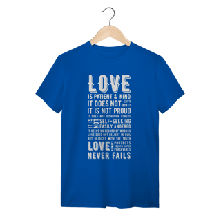 Nome do produto Camiseta unissex - 1 Coríntios 13