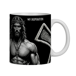 Nome do produto Caneca Jesus: Minha Inspiração e Salvação