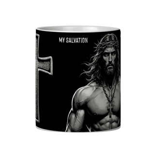 Nome do produto Caneca Jesus: Minha Inspiração e Salvação
