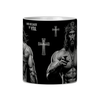 Nome do produto Caneca Manifesto: Venci por Você