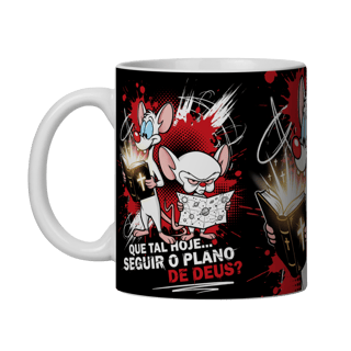 Nome do produto Caneca Pinky & Cérebro: O Plano Perfeito