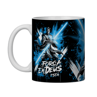 Nome do produto Caneca Jedi da Fé: A Força em Deus Está