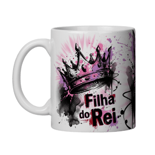 Nome do produto Caneca Filha do Rei: Identidade em Traços
