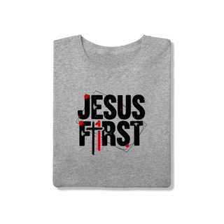 Nome do produto Camiseta Unissex - Jesus First