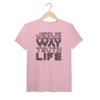Nome do produto Camiseta - Jesus: Caminho, Verdade e Vida