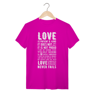 Nome do produto Camiseta unissex - 1 Coríntios 13