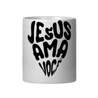 Nome do produto JESUS AMA VOCÊ - Caneca