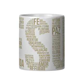 Nome do produto JESUS - Caneca